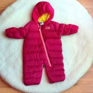 The North Face Baby Girl 0-3M 550 Pink One-Piece